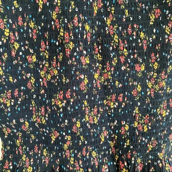 NWT PATRONS OF PEACE Lace Floral Crop Sleeve Top S - Picture 3 of 4